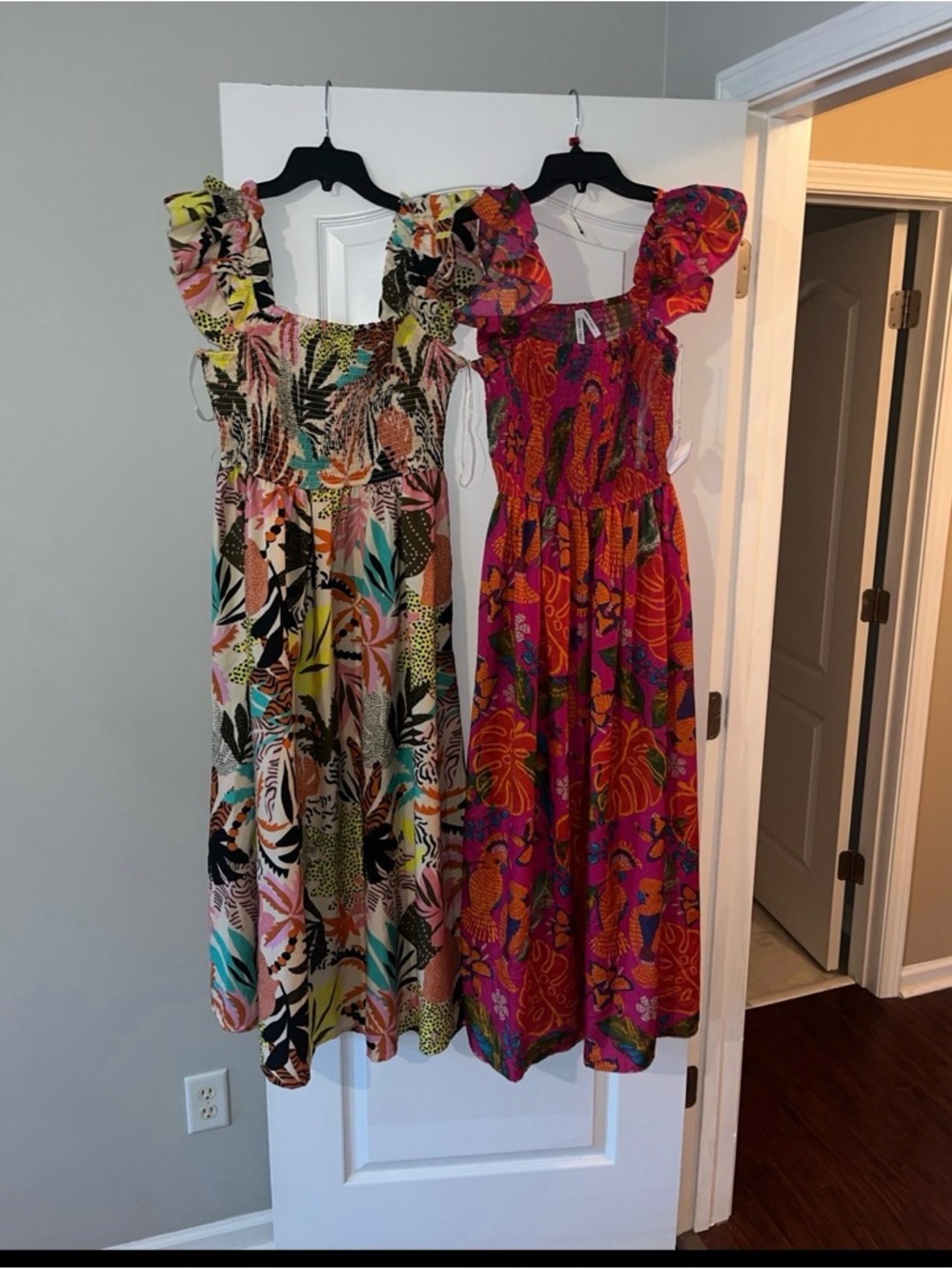 Live 4 Truth Dresses! NWT! Colorful Tropical Print Smocked Sundress!